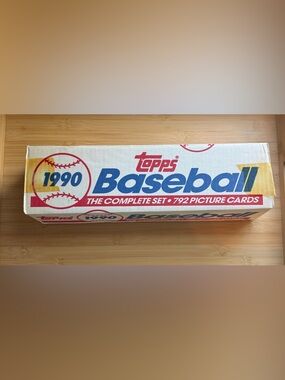 1990 TOPPS Baseball The Complete Set 792 Cards Picture Cards Collection Lot